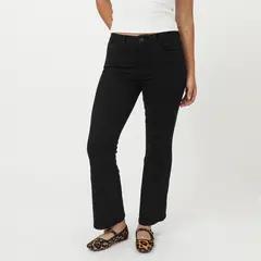 DENIMLAB - Jean Flare Tiro Medio Mujer