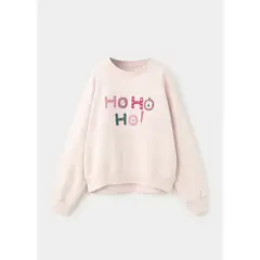 MANGO KIDS - Polera Niña Navidad Algodón