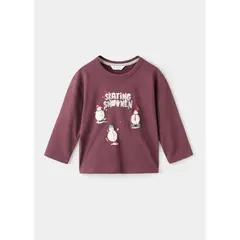 MANGO KIDS - Polo Bebé Niño Navidad Manga Larga Algodón