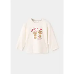 MANGO KIDS - Polo Bebé Niño Navidad Manga Larga Algodón