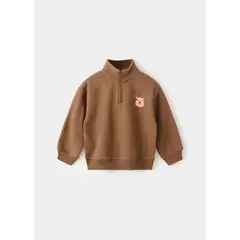 MANGO KIDS - Polera Bebé Niño Navidad Algodón