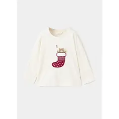 MANGO KIDS - Polo Bebé Niña Navidad Manga Larga Algodón