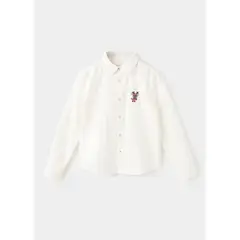 MANGO KIDS - Camisa Bebé Niño Navidad Algodón