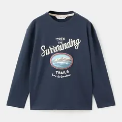 MANGO KIDS - Polo Niño Manga Larga Algodón