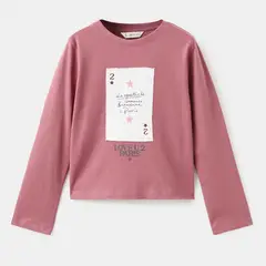 MANGO KIDS - Polo Niña Manga Larga Algodón