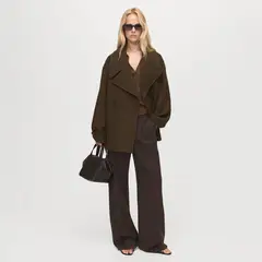 MANGO - Abrigo Corto Mujer