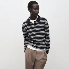 MANGO - Polo Manga Larga Mujer