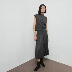 MANGO - Falda Larga Mujer