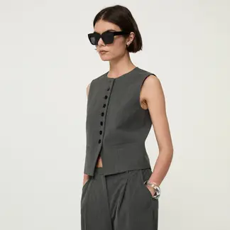 MANGO - Chaleco Mujer