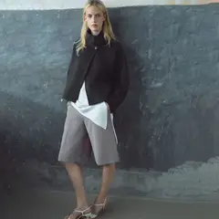 MANGO - Abrigo Corto Mujer