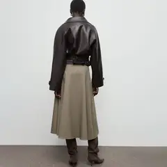 MANGO - Falda Larga Mujer