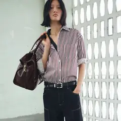 MANGO - Blusa Manga Corta Mujer