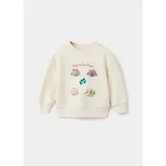 MANGO KIDS - Polera Bebé Niña Navidad Algodón