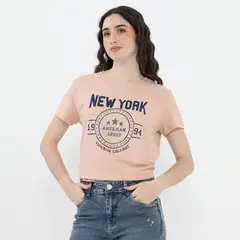 AMERICAN ABBEY - Polo Manga Corta Mujer