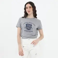 AMERICAN ABBEY - Polo Manga Corta Mujer