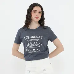 AMERICAN ABBEY - Polo Manga Corta Mujer