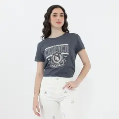 AMERICAN ABBEY - Polo Manga Corta Mujer