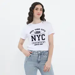 AMERICAN ABBEY - Polo Manga Corta Mujer