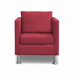 CASA BELLA - Sofá 1 Cuerpo Marcus Rojo