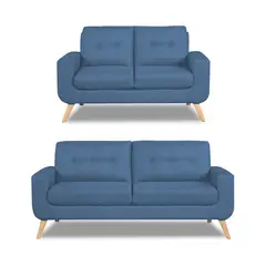 CASABELLA - Juego De Sala 3-2 Cuerpos Reihan Acero