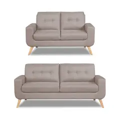 CASA BELLA - Juego De Sala 3-2 Cuerpos Reihan Beige