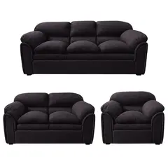 CASABELLA - Juego De Sala 3-2-1 Cuerpos Rainiero Rojo