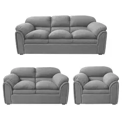 CASABELLA - Juego De Sala 3-2-1 Cuerpos Rainiero Rojo