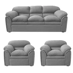 CASA BELLA - Juego De Sala 3-1-1 Cuerpos Rainiero Rojo