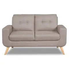 CASABELLA - Sofá 2 Cuerpos Reihan Rojo