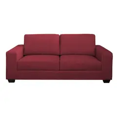 CASABELLA - Sofá 3 Cuerpos Russian Rojo