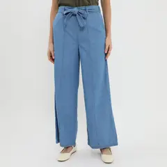 APOLOGY - Pantalón Wide Leg Tiro Medio Mujer