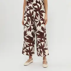 APOLOGY - Pantalón Wide Leg Tiro Medio Mujer