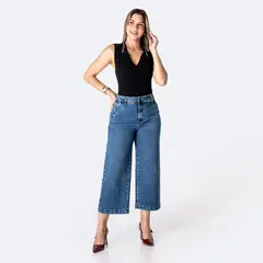 PIONIER - Jean Straight Tiro Alto Mujer