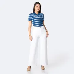 PIONIER - Jean Wide Leg Tiro Alto Mujer