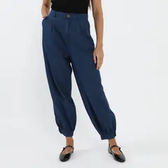 BASEMENT - Pantalón Ballon Tiro Alto Mujer