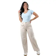 FORDAN JEANS - Pantalón Balloon Mujer