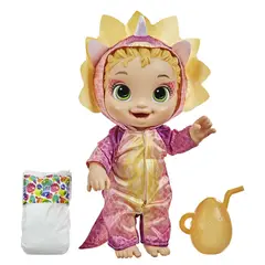 BABY ALIVE - Muñeca Bebé-saurio Tricerátops
