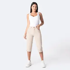 PIONIER - Pantalon Straight Tiro Alto Mujer