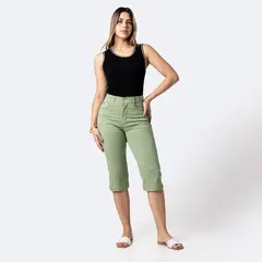 PIONIER - Pantalon Straight Tiro Alto Mujer