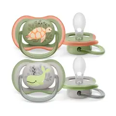PHILIPS - Chupón Ultra Air 6-18 M Niño Pack X2 Avent