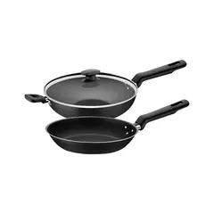 TRAMONTINA - Juego De Sartenes Antiadherente 3 Piezas Loreto