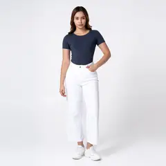 PIONIER - Pantalon Straight Tiro Alto Mujer