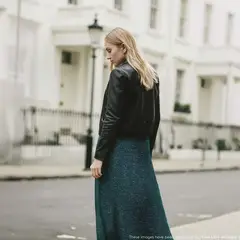 MANGO TEEN - Casaca Efecto Cuero Mujer