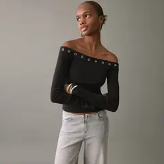 MANGO TEEN - Polo Manga Larga Mujer