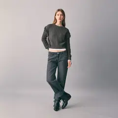 MANGO TEEN - Chompa Manga Larga Mujer