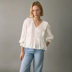 MANGO TEEN - Blusa Manga Larga Mujer