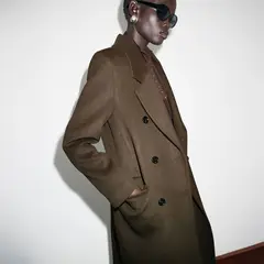 MANGO - Abrigo Largo Mujer