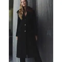 MANGO - Abrigo Largo Mujer