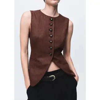 MANGO - Chaleco Mujer