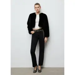 MANGO - Abrigo Corto Mujer